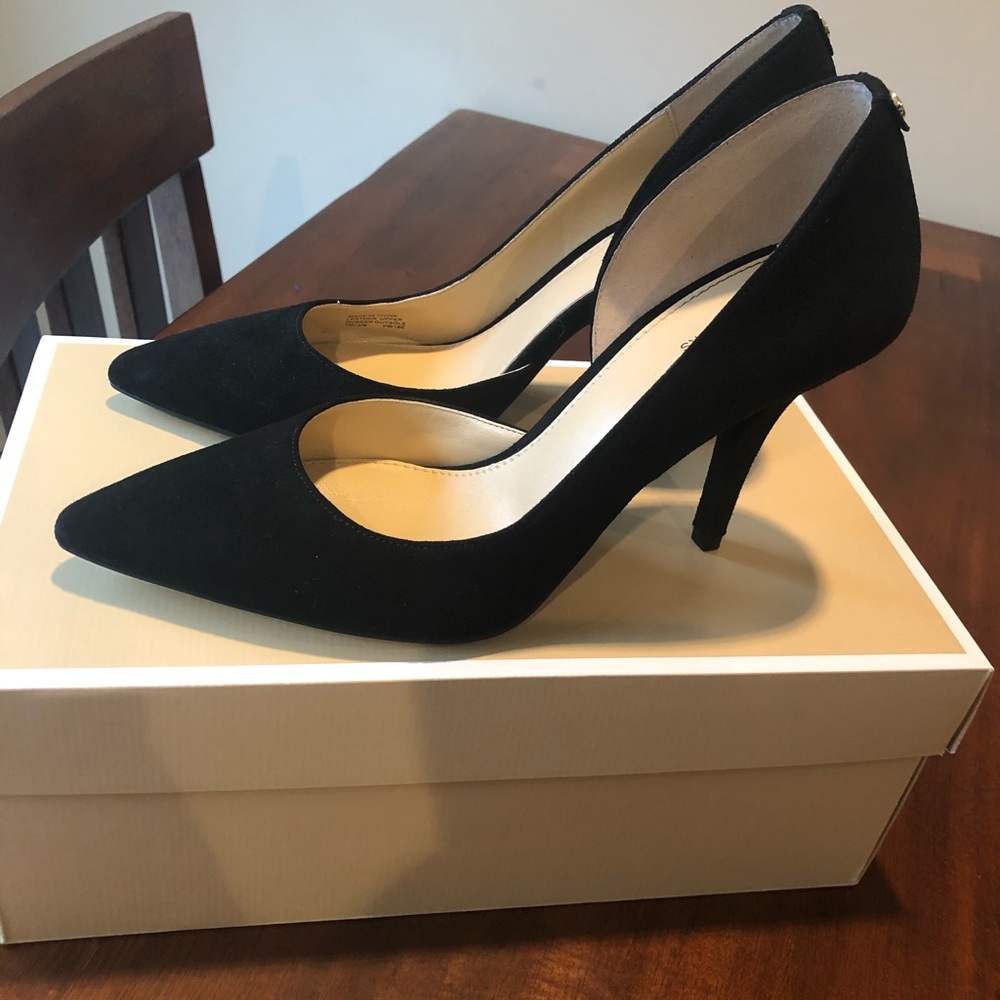 Michael Kors Natalie Flex Suede High Pumps